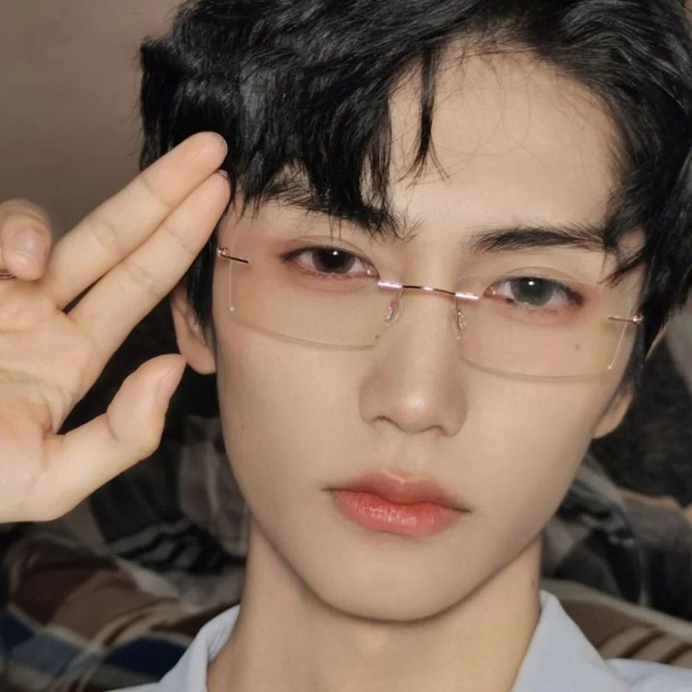 Gold-rimmed Anti Blue-ray Nearsighted Glasses Finished Myopia Glasses  Student