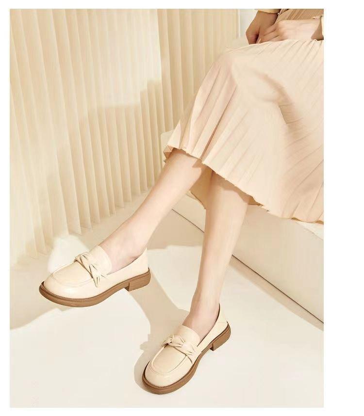 Shoes women's platform new autumn shoes small leather shoes flat single shoes large size women's shoes