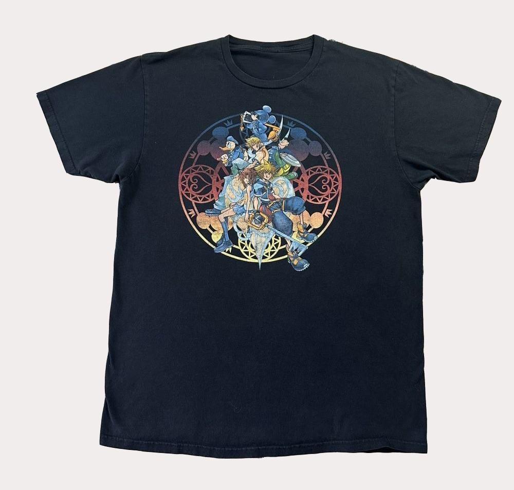 Футболка Disney Kingdom Hearts Размер S-5XL Унисекс Репринт НОВАЯ 2XL