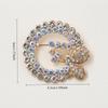 Garland Colored Diamond Brooch Women's High-end Metal Corsage Suitable for Clothes Backpacks Scarves Accessories Brooches