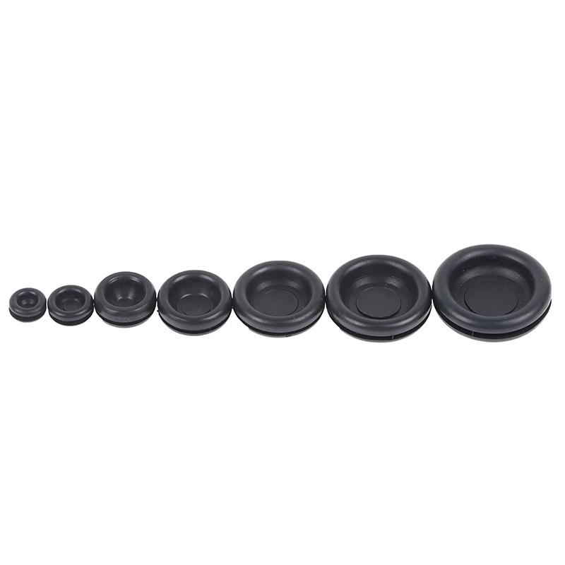 170Pcs Closed Seal Ring Car Rubber Grommet Hole Plug Electrical Wire Gasket Kit
