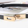 Elegant Solid Color Waistband PU Leather Belt for Women Multiple Occasion Suitable Jeans Pants Waist Strap Decorative