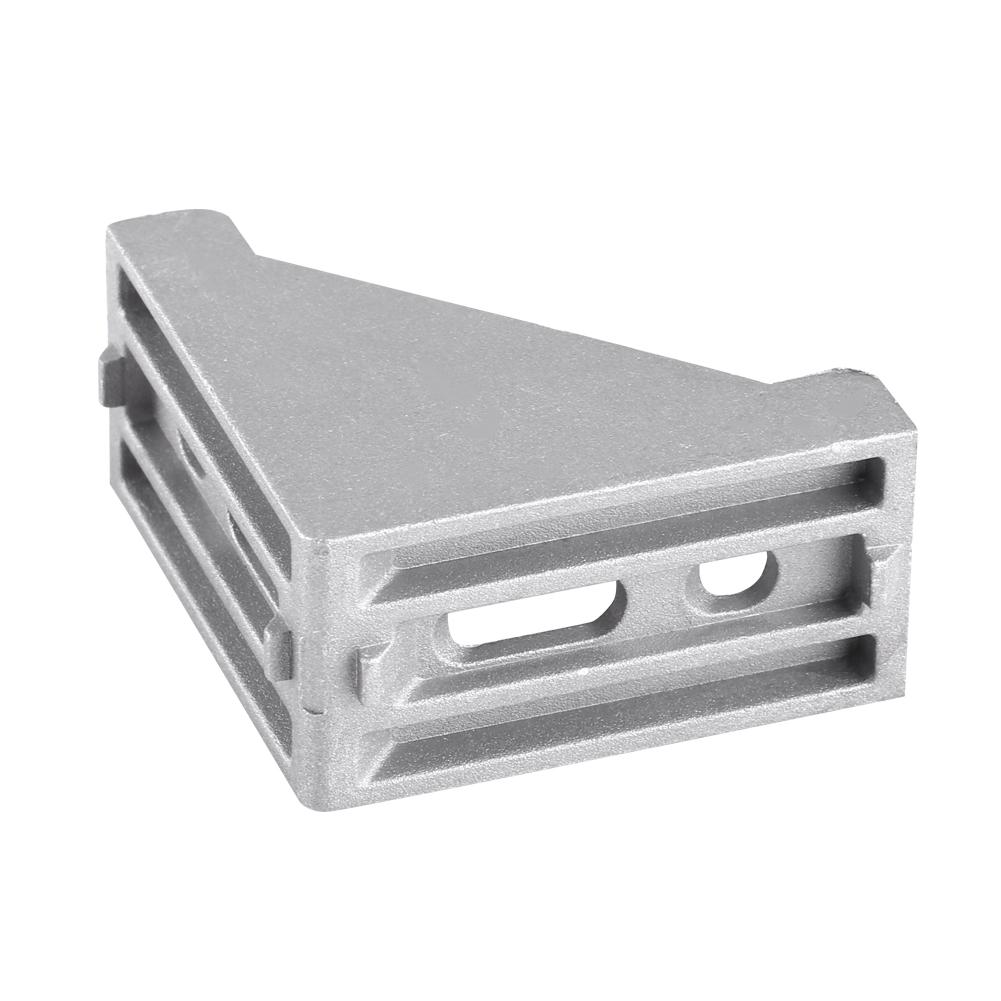 5pcs Aluminum Alloy L Shape Corner Bracket Right Angle Brace Fastener 58x58mm