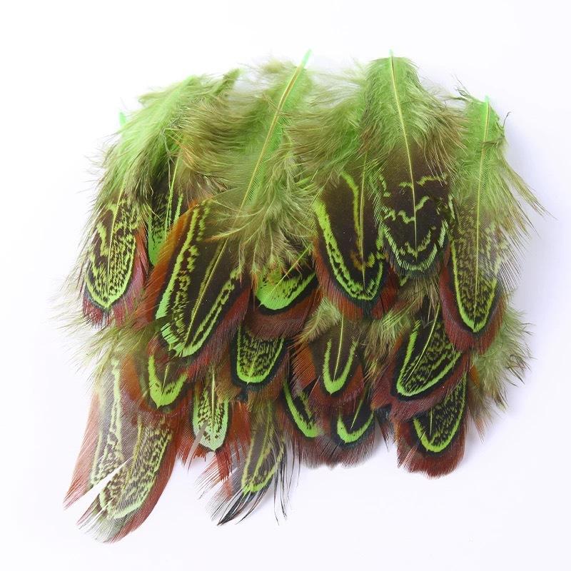 100Pcs Pheasant Chicken Feathers for DIY Earrings Jewelry Making Dream Catcher Wedding Centerpiece Decor Crafts Accessories