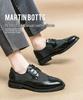 Men's Formal Leather Brogue Tassel Loafers: Casual Slip-On Wedding Shoes