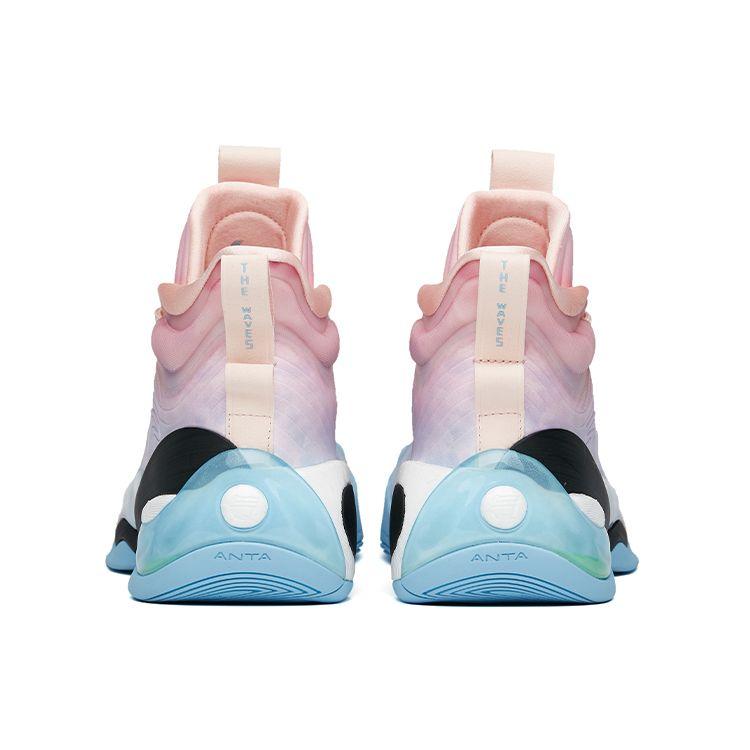 Anta KT7 Los Angeles Sunset Herresneakers Rosa Svart Blå 112141101-4