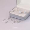 Beixi S925 Sterling Silver Shamballa Round Stud Earrings