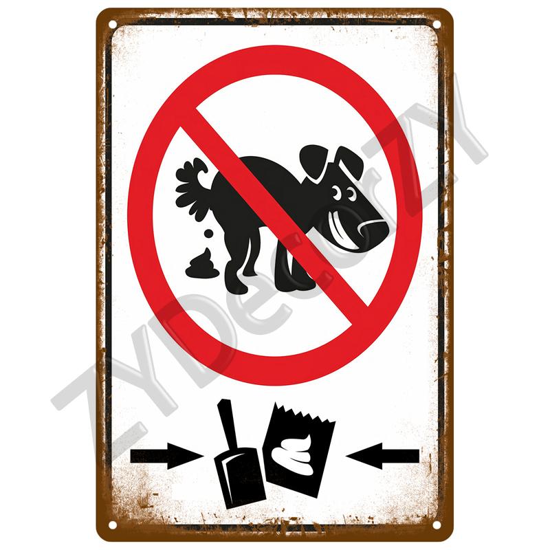 Plaque Tin Sign Plate Home Wall Decor For Bar Club Man Cave Art Warning Metal Sign Vintage Danger Beware Painting Poster Gift