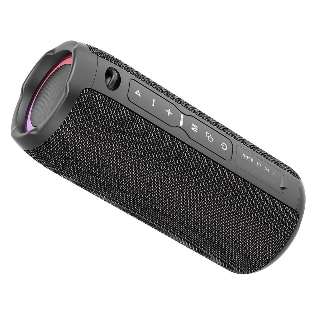 S49PRO Portable Wireless Speaker with 5.2 Technology IPX6 Waterproof Speakers HiFi Sound FM TF Card RGB Lighting Compact a
