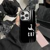 Custodia per telefono Player R-Ronaldo C-CR7 Per iPhone 17,16,15,14,13,12,Pro MAX Nera Opaca Cover Antiurto