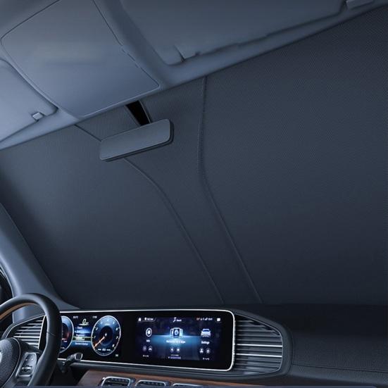 Car Windshield Sun Shade with Reflective Foil Foldable Heat-Resistant Sunshade UV Protection Car Shade for Most Cars SUVs