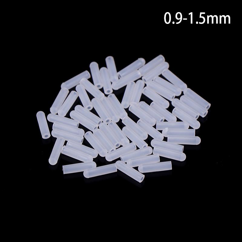 50pcs Dispensing Needle Protective Cover Silicone Needle Protective Cover Electronic Accessories Syringe Needle Silicone Cap