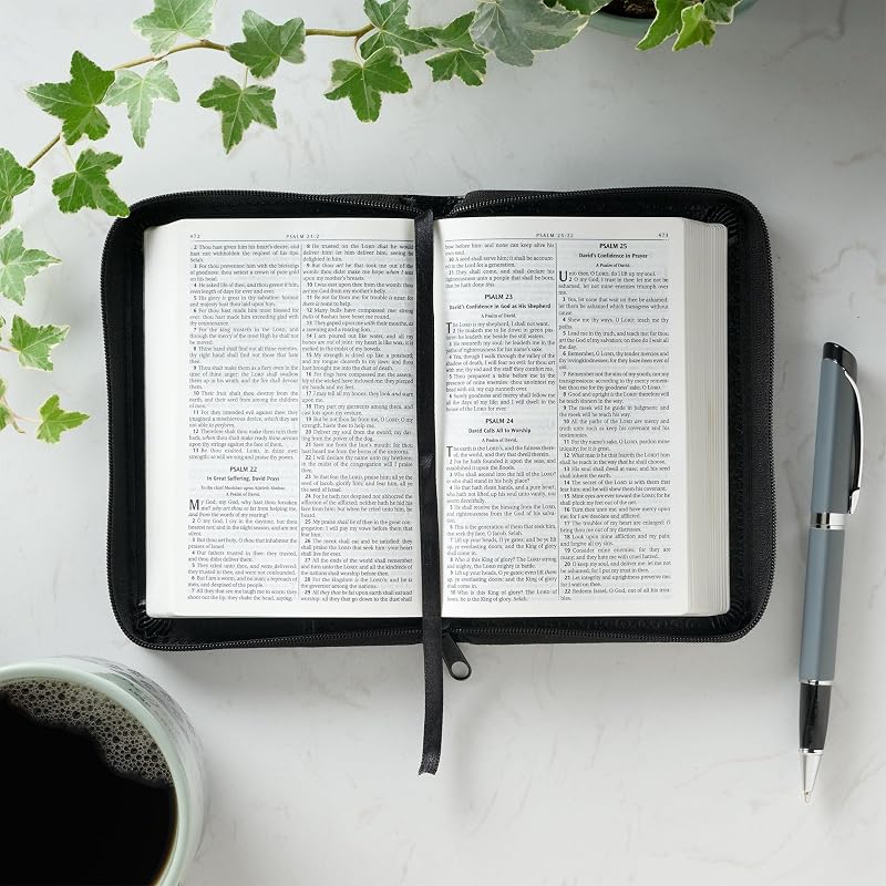 KJV Mini Pocket Edition: Zippered Black