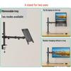 Punch-Free Telescopic Monitor Stand with Rotating, Lifting Arm