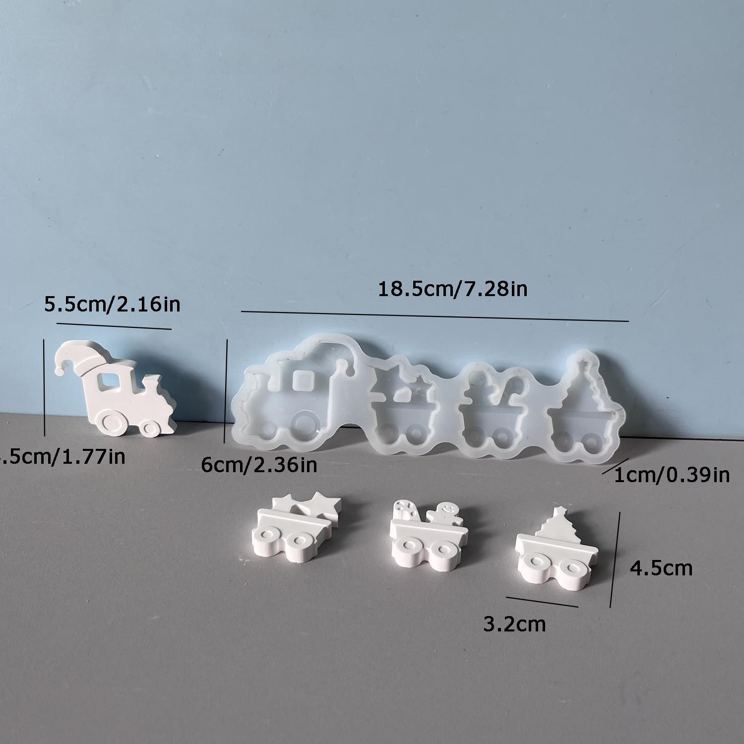 

Xmas Countdown Mould Decorative Christmas Silicone Mould Christmas Countdown Calendar For DIY 2025 Christmas Decors Wholesale