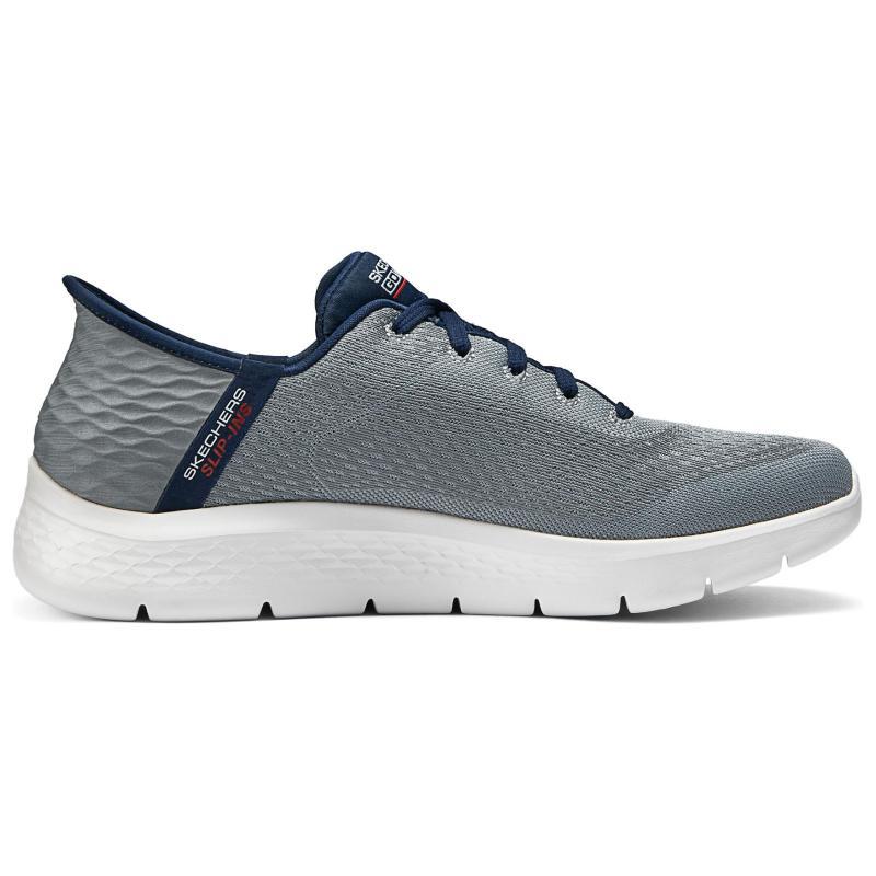 Skechers Go Walk Fle Hands Free Slip-Ins Low-Top Casual Shoes Men's Gray Blue