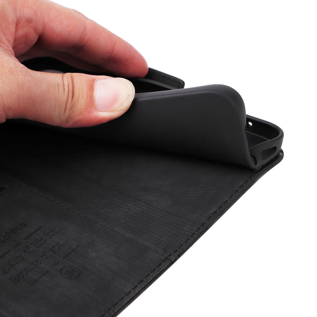 BETOPNICE 001 for Xiaomi Redmi Note 13 4G Case Imprinted Leather Phone Wallet Cover