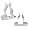 2 Stück Boots Haken Federklemmen Halter Halterung Clip Silberne Halterung Clip für Kanus