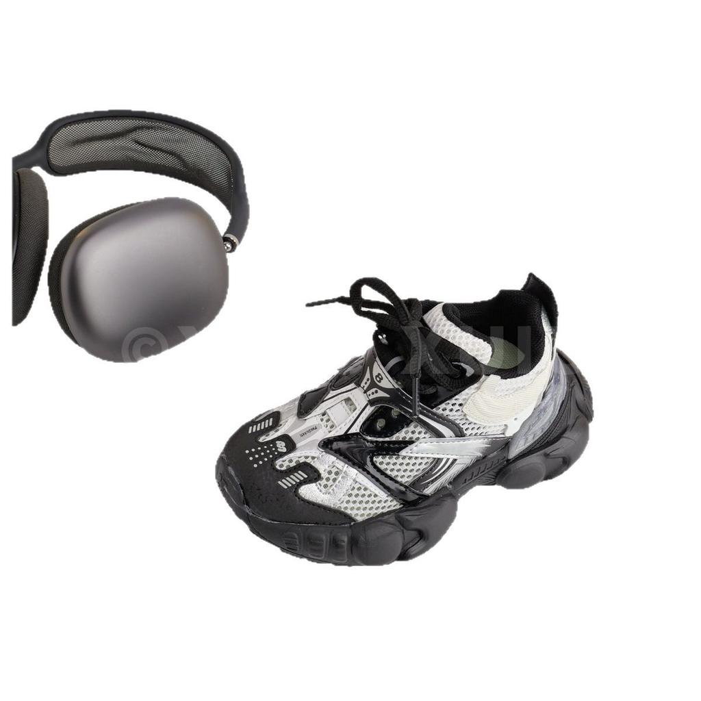 XSHX "Paris Crocodile Wind" Heavy Industry Children's Daddy Sneakers Spring and Autumn Double Net Boys and Girls [Wenzhou Shoes]