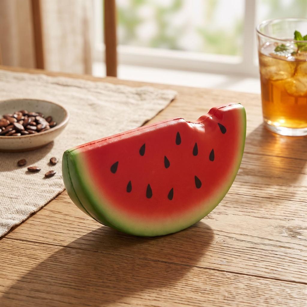 Wassermelonen-Spielzeug - Realistisches sensorisches Stressspielzeug für Erwachsene und Kinder