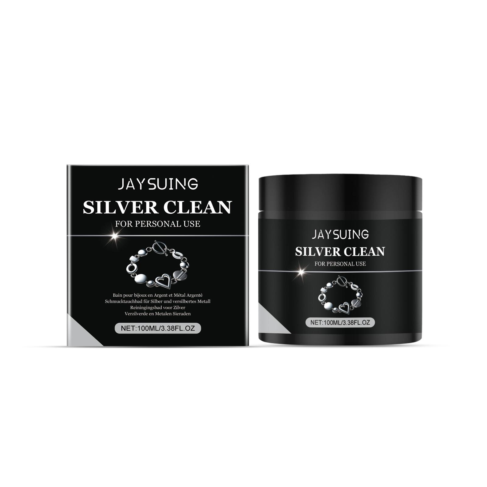 

Jaysuing Jewelry Cleaner Cleaning Solution Tarnish Remover Stain-free Smooth Diamonds Gold Jewelry Clean Liquid Polishing 100ml