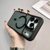 For Magsafe Wireless Charge Metal Lens Protection Stand Case For iPhone 17 16 15 14 13 12 11 Pro Max Plus 17 Air Magnetic Cover