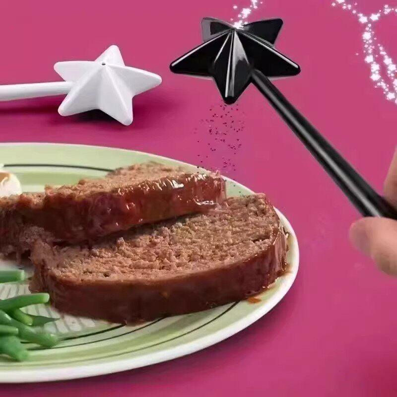 Hot Sale Star-Shaped Pepper Seasoning Magic Wand Creative Kitchen Seasoning Tool Seasoning Bottle