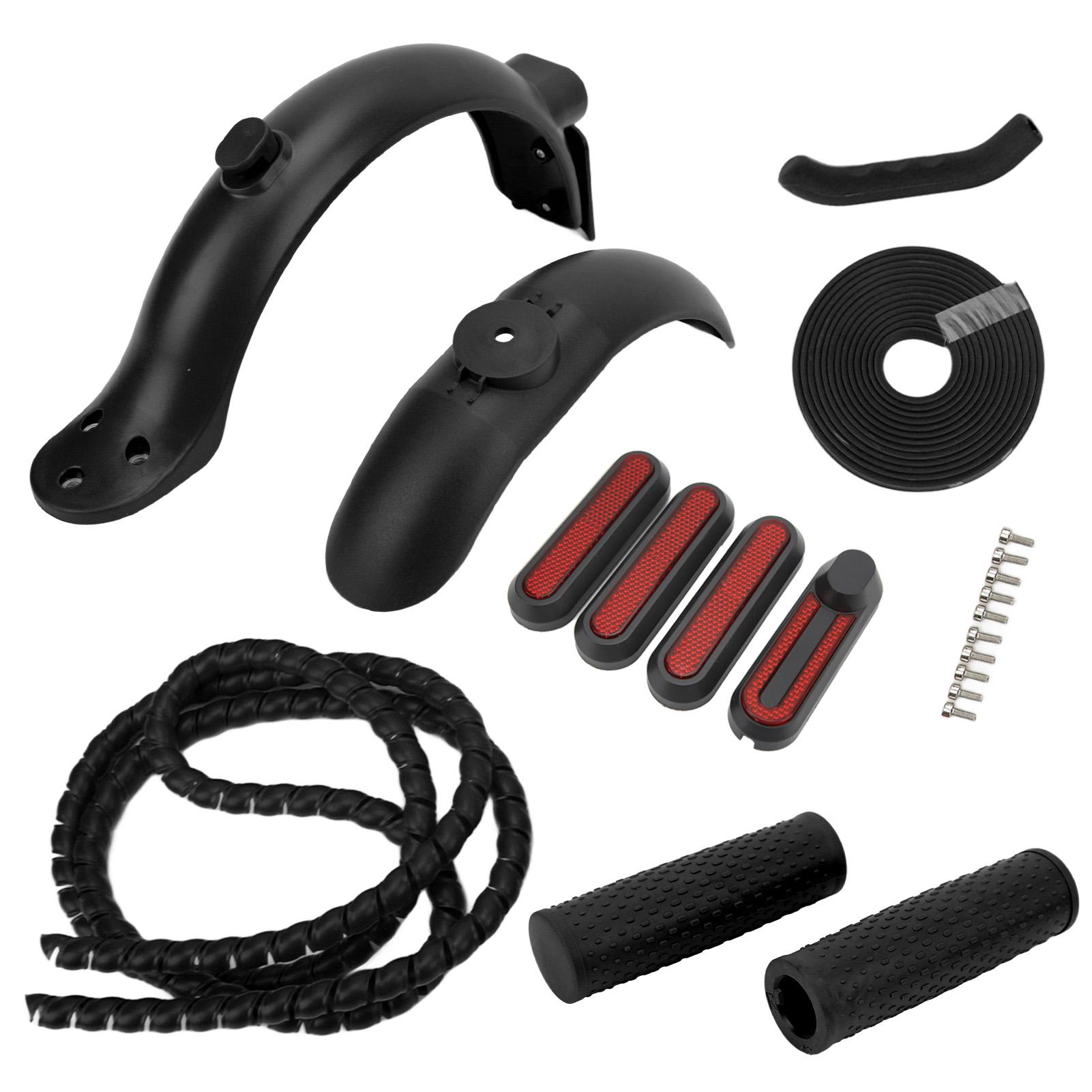 

Для электрического самоката Xiaomi Аксессуары Включают Заднее Переднее Крыло Боковую Крышку Ручной Тормоз Силикон