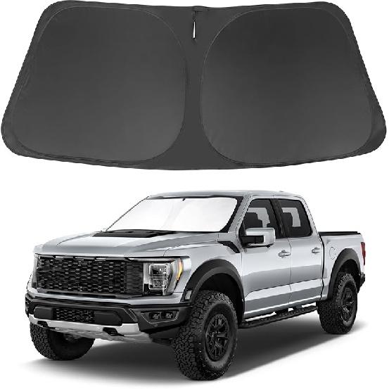 TINGLU Sun Shade For Tesla Model X Tesla X 2016-2024 2025 Accessories Windshield Sun Shade Window Shade UV Rays Protection Sun Visor Cover With