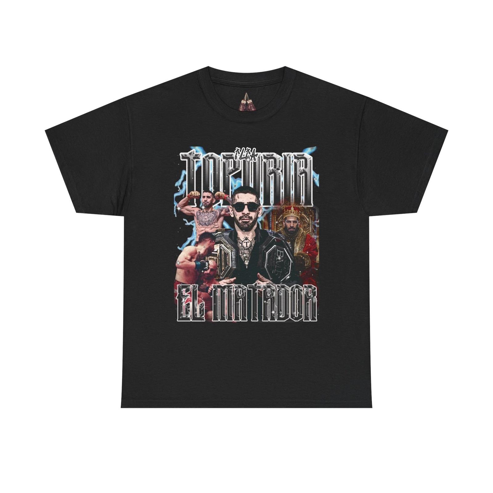Ilia Topuria El Matador, MMA Fighter Graphic Cotton Tee 2XL