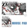 Anime Zzz Mouse Pad 900x400mm Large NonSlip Gaming Desk Mat Laptop Keyboard Tray Office Zenless Zone Zero Black