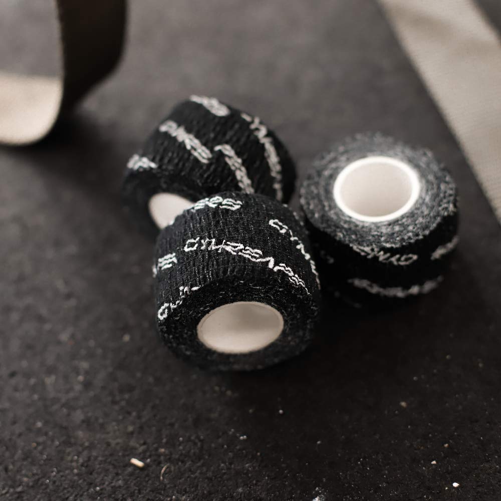 Gymreapers Weightlifting Adhesive Thumb Stretch Athletic Tape for Grip Olympic Cross Hookgrip 3 Tape, & Protection, Lifting, Training, Powerlifting,