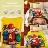 Desen Animat A-Alvin A-Și T-The C-Chipmunks Aruncă Pătură Pufoasă, Ușoară Confortabilă, Durabilă Lavabilă drăguță Cool