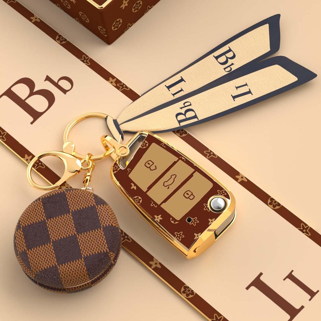 Coprichiave Volkswagen: Compatibile con i modelli Magotan, Passat, CC, Sagitar, Polo, Tayron, Tharu, Lavida, Tiguan e T-Cross.