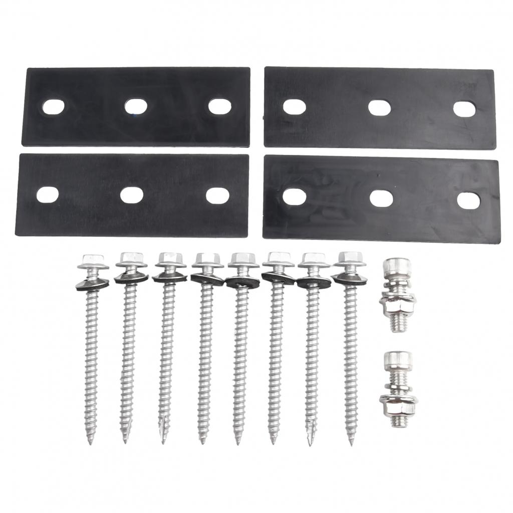 Short Brackets Aluminum Alloy Flat Roof Mounting Solar Holder