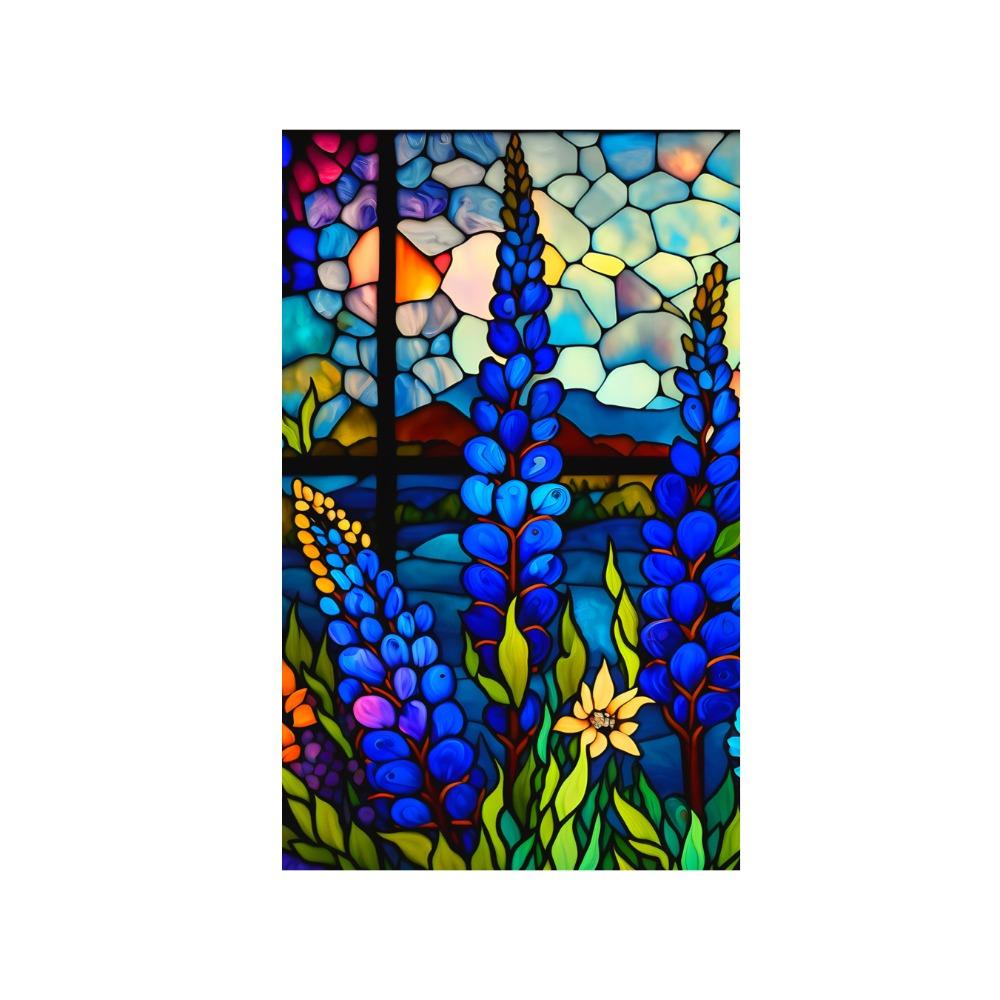 

Self-adhesive Flower Bird Window Glass Sticker DIY Window Privacy Film Sticker Window Style 2