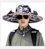 Breathable Fabric Hat with Fan Camouflage Print Solar Fan Cap with Brim Usb Charging for Outdoor Activities Unisex for Fishing