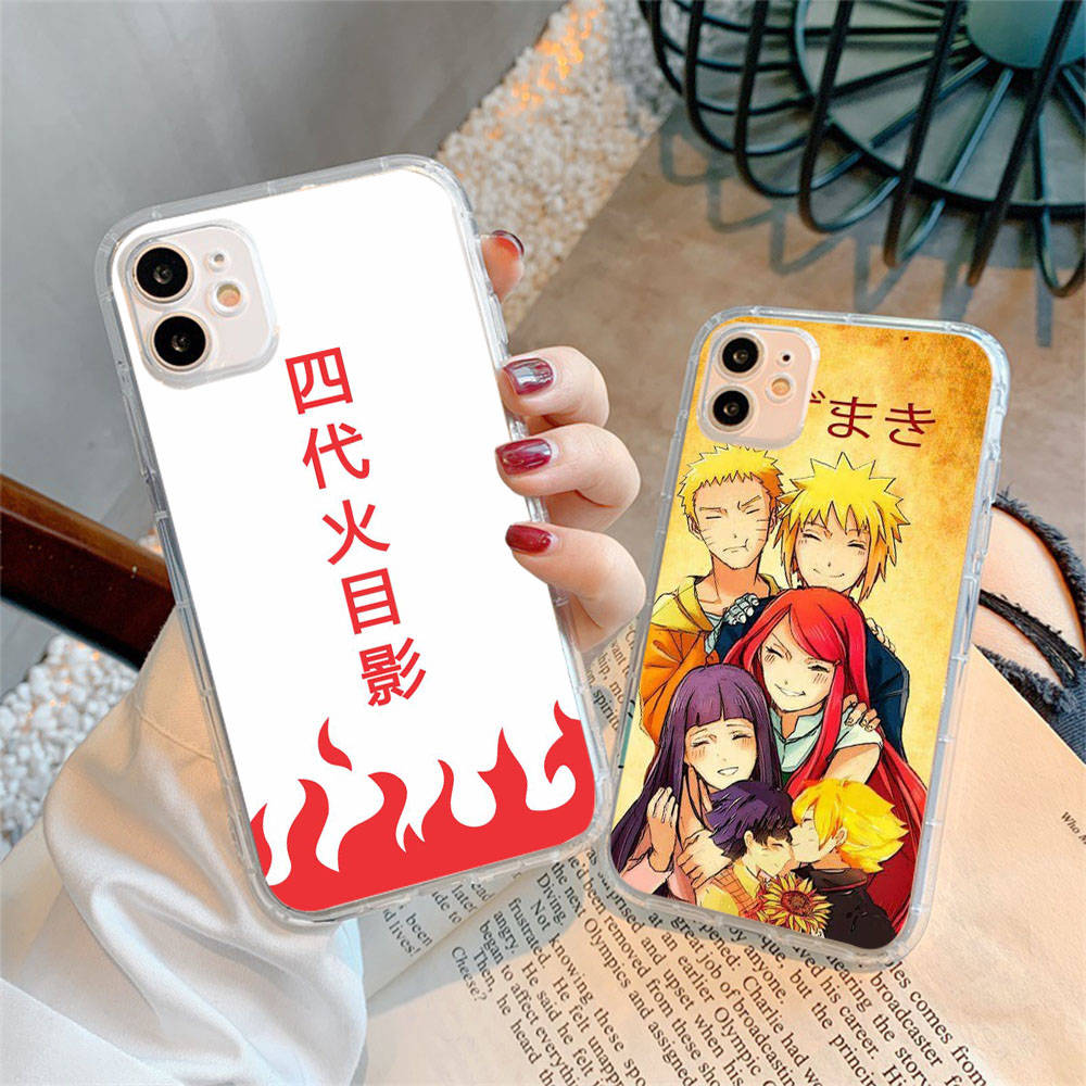 Case for Samsung A04 A14 A23 A34 A54 M23 M33 M52 M53 Realme 10 9 C30S C35 C55 VIVO Y02S Y21 Y51 X80 Pro Transparent Cover WI80 Boruto Anime