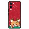 Christmas Case For Vivo Y04 Y04S Y37C Soft Silicone Phone Cover Funda For Vivo Y 04 04S 37C Black TPU Protective Bumper Casing