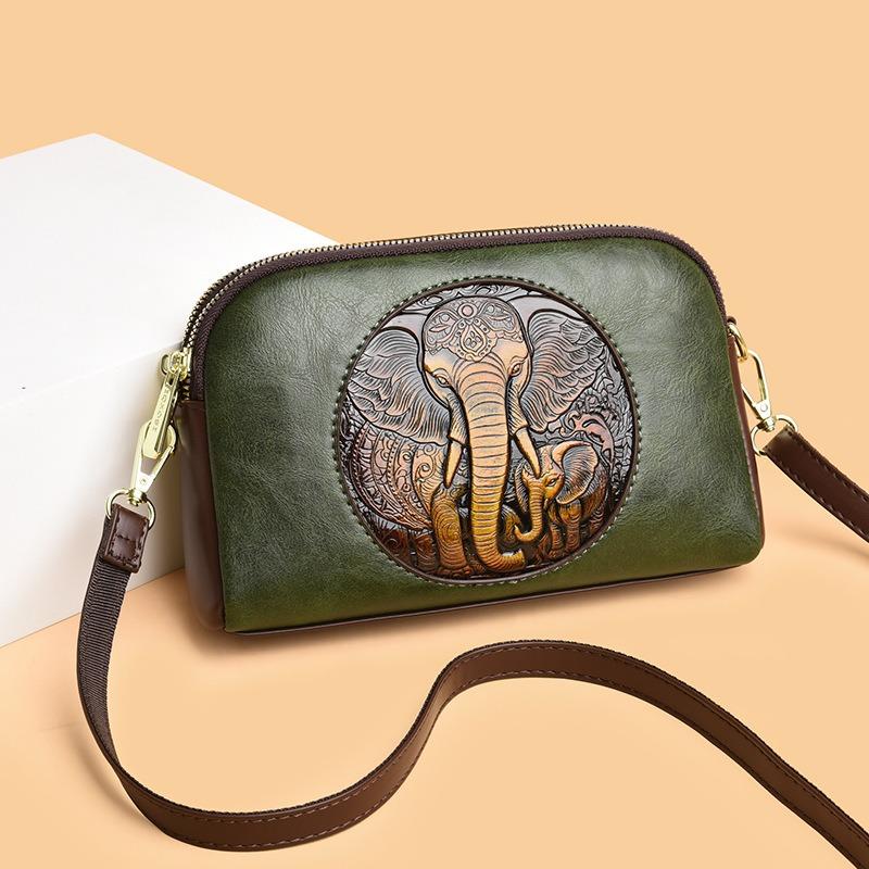 Women's Bag New Messenger Bag Women's Shoulder Bag Versatile Mobile Phone Bag Fashion Double-layer High-end Sense