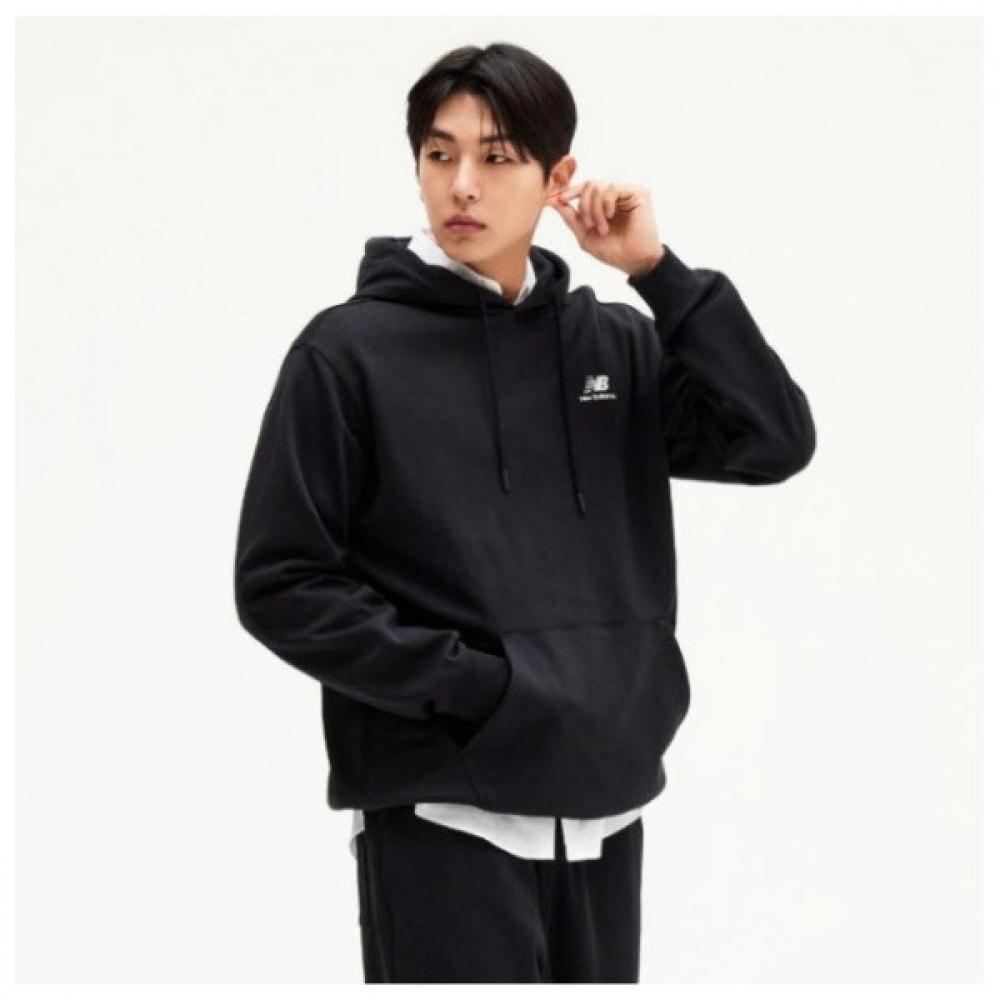 

New Balance Толстовка с капюшоном Nqj Nbn0e11013 19 Uni Essential с маленьким логотипом Black series/100