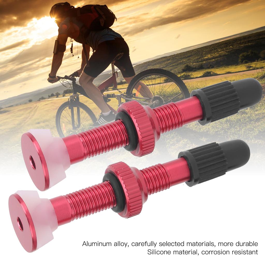 1P  Mountain Bike Tubeless   Valve Stem Alloy   Valve Extender Accessory