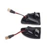 1 Pair LED Dynamic Car Blinker Side Mirror Marker Lamp Turn Signal Lights Accessories For Smart Fortwo 451 MK1 MKII 2007-2015