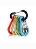 6Pcs Aluminum Alloy Carabiner Keychain Outdoor Camping Climbing Snap Clip Lock Buckle Hook Fishing Accessories Set