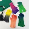 Thick Winter Gloves Fingertip Openings All Finger Gloves New Knit Gloves  For Women Men