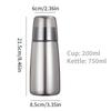 750/850ml Clear Bedside Water Carafe Set with Tumbler Glass for Bedroom Nightstand, Night Water Carafe with Glass, with Cup Set