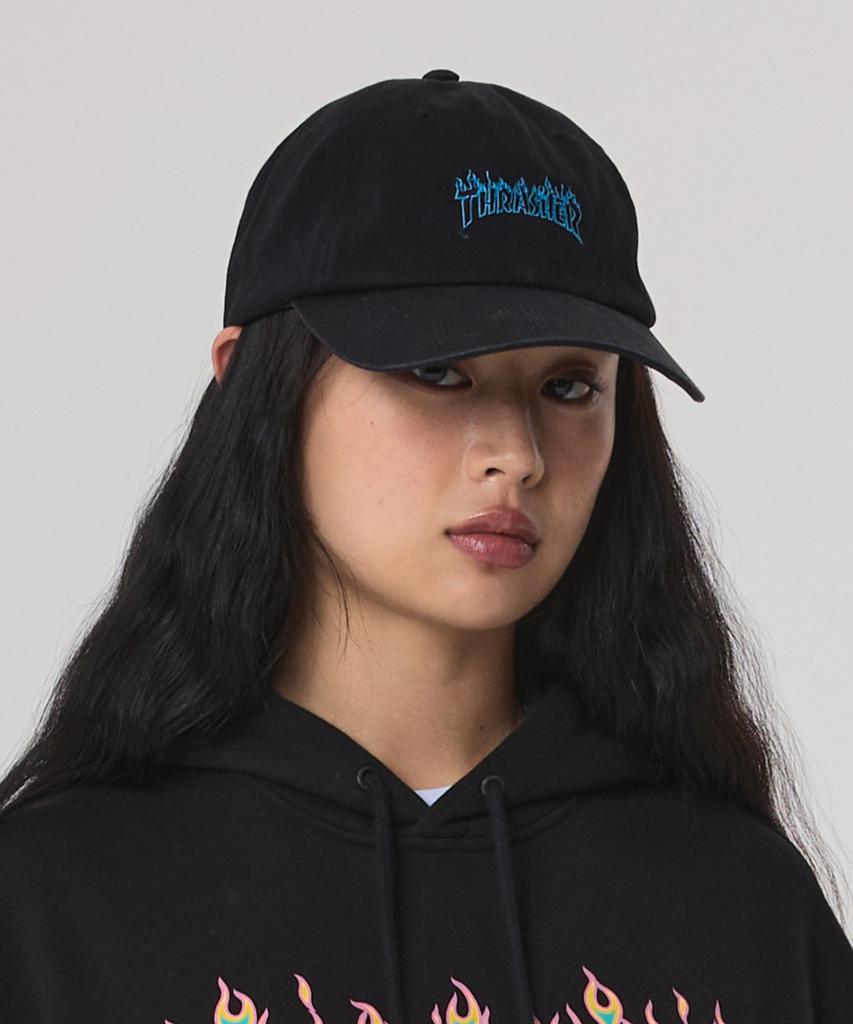 Treasure Flame Cotton Ball Cap Black