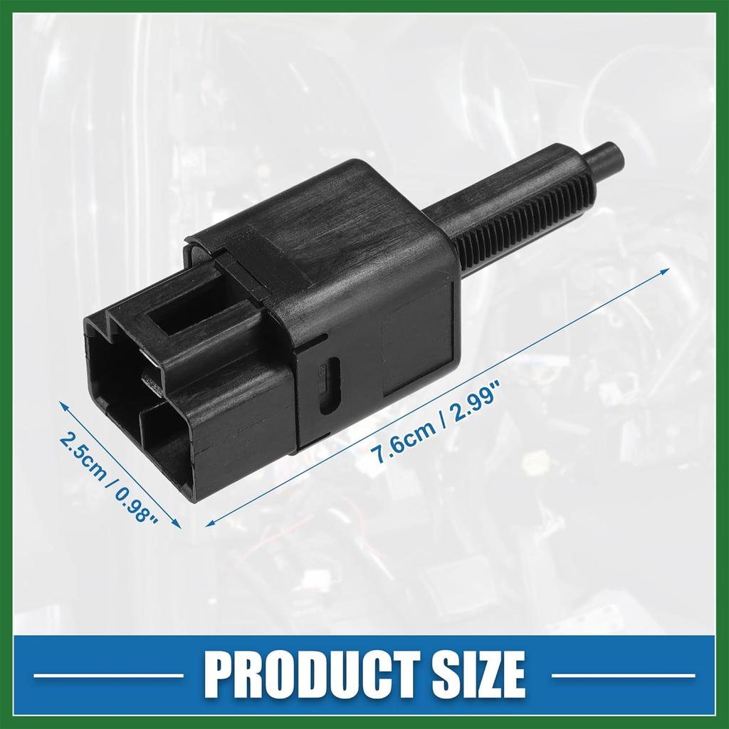 Motoforti Brake Stop Light Lamp Switch No.83311FG000 Brake Pedal Control Switch for Subaru WRX 2015-2021 Plastic Black Long-lasting