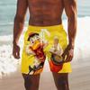 Sommerferien Kühl Atmungsaktiv Täglich Shorts Modisch Bequem Locker Herren Cartoon Ente Kreative Persönlichkeit Vielseitig 3D Shorts