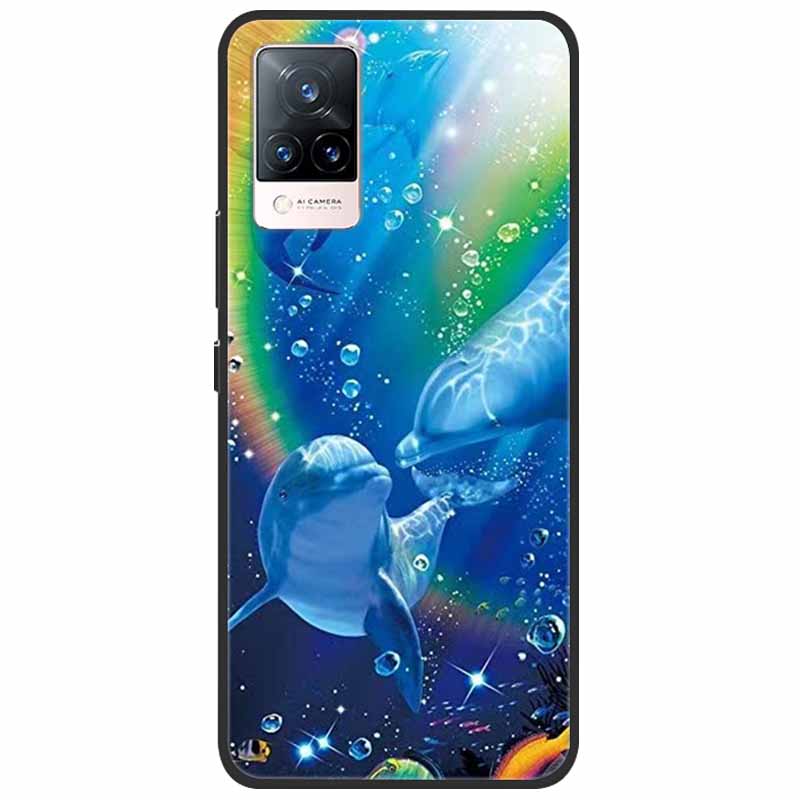 Miękkie Silikonowe Etui Na Telefon Dla vivo V21 5G 4G V21E V2027 Y11S Y12S V20 V2025 V 21E TPU Coque Pokrowiec Dla Vivo V 21e 21 Ochronne